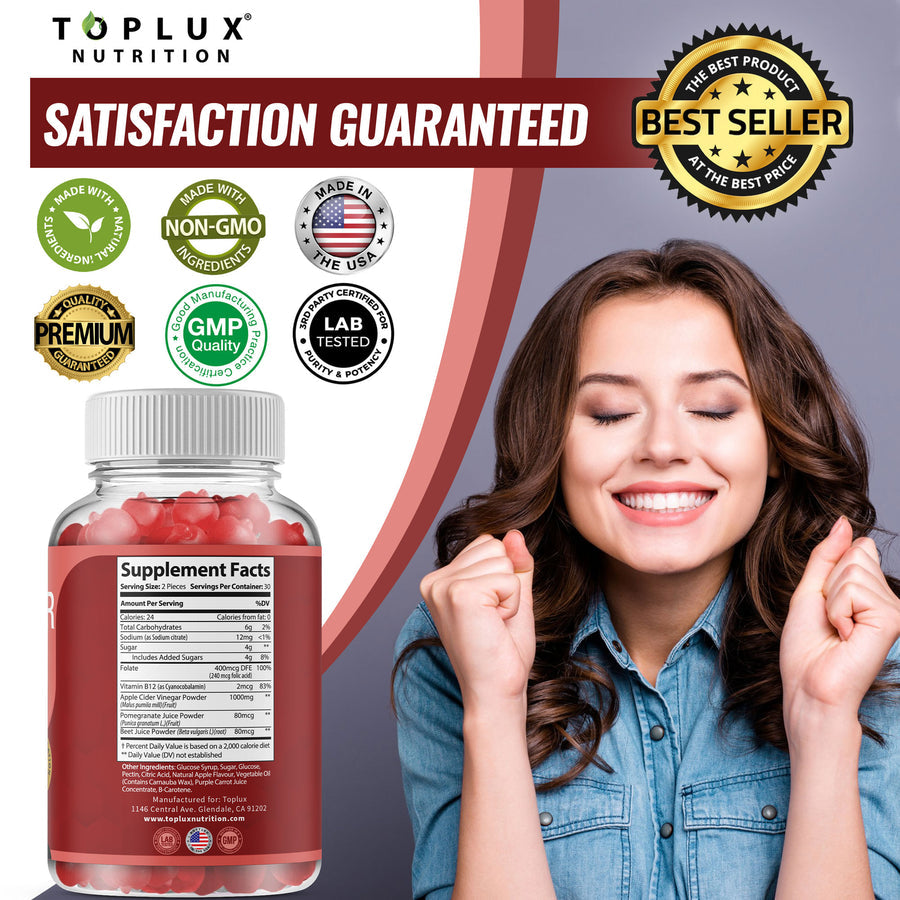 Toplux Nutrition Apple Cider Vinegar Gummies