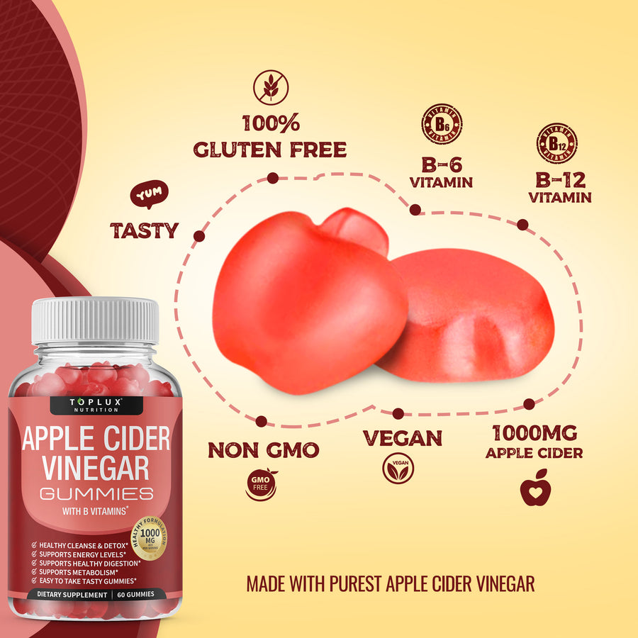 Toplux Nutrition Apple Cider Vinegar Gummies