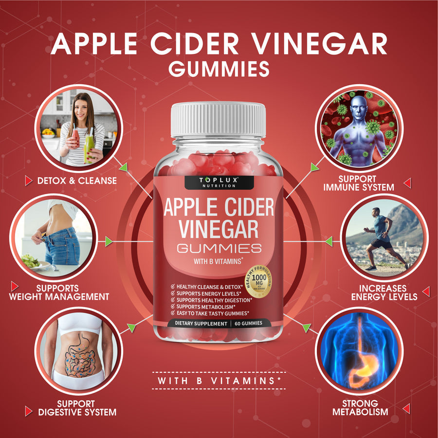 Toplux Nutrition Apple Cider Vinegar Gummies