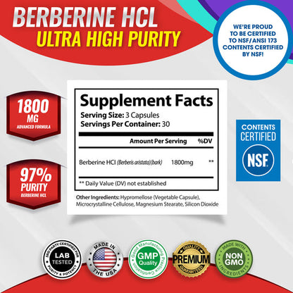 Toplux Nutrition Berberine HCL